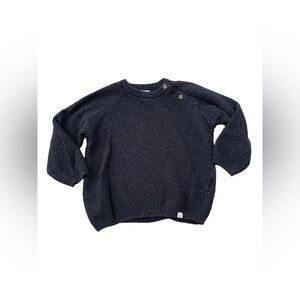 Me & Henry Roan Knit Sweater in Charcoal Grey
